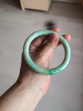 Load image into Gallery viewer, 58.7mm certified type A 100% Natural sunny green round cut jadeite jade bangle AK56-1187
