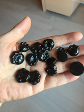 Load image into Gallery viewer, 100% Natural type A black paw Jadeite Jade pendant group BG208
