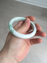 Load image into Gallery viewer, 53mm Certified Type A 100% Natural sunny green white(白底青) Jadeite Jade bangle BP41-3176
