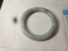 Load image into Gallery viewer, 56.5mm Certified 100% natural Type A light green round cut jadeite jade bangle R91-4067
