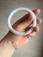 Load image into Gallery viewer, 58.5mm certified 100% natural Type A light purple yellow green white (Whispers of Autumn) round cut jadeite jade bangle PB71-9033
