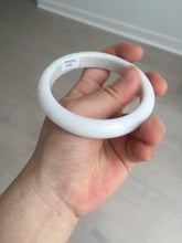 Load image into Gallery viewer, 59.5mm Certified Type A 100% Natural sunny green white (白底青) Jadeite Jade bangle BP42-3182
