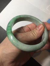 Load image into Gallery viewer, 55.8mm Certified 100% natural Type A sunny green jadeite jade bangle BM75-4431
