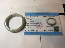 Load image into Gallery viewer, 53.8mm 100% natural Type A light green/red/yellow “Beauty’s Face Scarred” jadeite jade bangle PA39-5298
