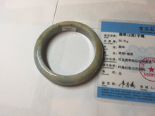 Load image into Gallery viewer, 53.8mm 100% natural Type A light green/red/yellow “Beauty’s Face Scarred” jadeite jade bangle PA39-5298
