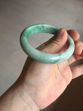 Load image into Gallery viewer, 55.8mm Certified 100% natural Type A sunny green jadeite jade bangle BM75-4431
