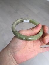 Load image into Gallery viewer, 58.4mm certified Type A 100% Natural yellow/brown flying dandelions nephrite Hetian Jade bangle HF80-0469
