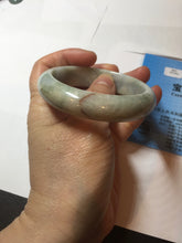 Load image into Gallery viewer, 53.8mm 100% natural Type A light green/red/yellow “Beauty’s Face Scarred” jadeite jade bangle PA39-5298
