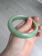 Load image into Gallery viewer, 56.4mm certified 100% Natural green/yellow nephrite Hetian Jade bangle HF79-8445
