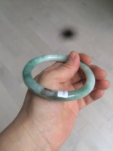 Load image into Gallery viewer, 58mm certified 100% natural type A green round cut jadeite jade bangle AY8-6177
