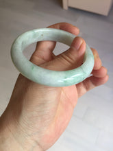 Load image into Gallery viewer, 54.6mm 100% natural sunny green/white/purple jadeite jade bangle BN43
