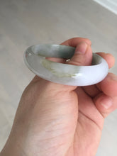 Load image into Gallery viewer, 50.5mm 100% natural Type A light green/purple oval  jadeite jade bangle Y166-3705
