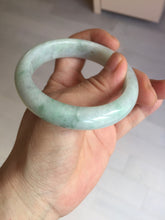 Load image into Gallery viewer, 54.6mm 100% natural sunny green/white/purple jadeite jade bangle BN43
