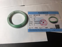 Load image into Gallery viewer, 55.8mm Certified 100% natural Type A sunny green jadeite jade bangle BM75-4431
