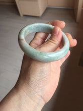 Load image into Gallery viewer, 53.8mm 100% natural Type A light green/red/yellow “Beauty’s Face Scarred” jadeite jade bangle PA39-5298
