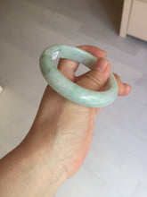 Load image into Gallery viewer, 54.6mm 100% natural sunny green/white/purple jadeite jade bangle BN43
