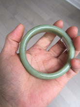 Load image into Gallery viewer, 56.4mm certified 100% Natural green/yellow nephrite Hetian Jade bangle HF79-8445
