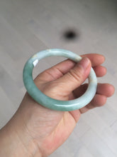 Load image into Gallery viewer, 58mm certified 100% natural type A green round cut jadeite jade bangle AY8-6177
