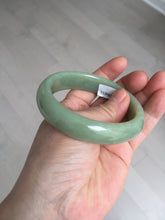 Load image into Gallery viewer, 56.4mm certified 100% Natural green/yellow nephrite Hetian Jade bangle HF79-8445
