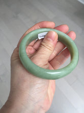 Load image into Gallery viewer, 56.4mm certified 100% Natural green/yellow nephrite Hetian Jade bangle HF79-8445
