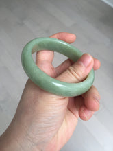 Load image into Gallery viewer, 56.4mm certified 100% Natural green/yellow nephrite Hetian Jade bangle HF79-8445
