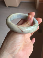 Load image into Gallery viewer, 53.8mm 100% natural Type A light green/red/yellow “Beauty’s Face Scarred” jadeite jade bangle PA39-5298
