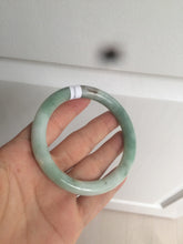 Load image into Gallery viewer, 58mm certified 100% natural type A green round cut jadeite jade bangle AY8-6177
