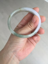 Load image into Gallery viewer, 50.5mm 100% natural Type A light green/purple oval  jadeite jade bangle Y166-3705
