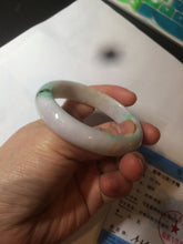 Load image into Gallery viewer, 50.5mm Certified Type A 100% Natural sunny green/purple/yellow(FU LU Shou) oval Jadeite Jade bangle AK53-1221
