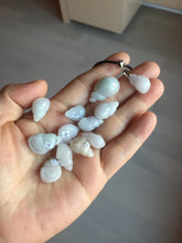 Load image into Gallery viewer, Type A 100% Natural green white purple 3D Jadeite conch pendant PD188
