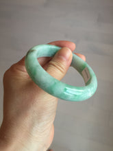 Load image into Gallery viewer, 卖了 53mm 100% natural certified sunny green/dark green jadeite jade bangle BK80-5244
