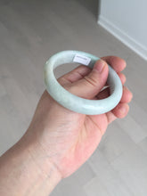 Load image into Gallery viewer, 52.8mm Certificated sunny green/white jadeite jade bangle BN42
