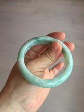 Load image into Gallery viewer, 卖了 53mm 100% natural certified sunny green/dark green jadeite jade bangle BK80-5244
