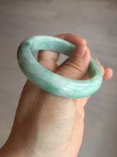 Load image into Gallery viewer, 卖了 53mm 100% natural certified sunny green/dark green jadeite jade bangle BK80-5244
