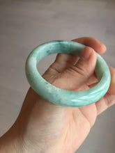 Load image into Gallery viewer, 卖了 53mm 100% natural certified sunny green/dark green jadeite jade bangle BK80-5244
