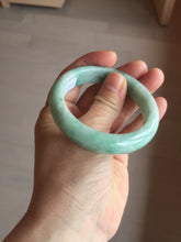 Load image into Gallery viewer, 卖了 53mm 100% natural certified sunny green/dark green jadeite jade bangle BK80-5244
