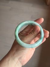 Load image into Gallery viewer, 卖了 53mm 100% natural certified sunny green/dark green jadeite jade bangle BK80-5244
