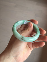 Load image into Gallery viewer, 卖了 53mm 100% natural certified sunny green/dark green jadeite jade bangle BK80-5244
