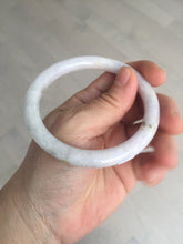 Load image into Gallery viewer, 58.5mm certified 100% natural Type A light purple yellow green white (Whispers of Autumn) round cut jadeite jade bangle PB71-9033
