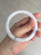 Load image into Gallery viewer, 58.5mm certified 100% natural Type A light purple yellow green white (Whispers of Autumn) round cut jadeite jade bangle PB71-9033
