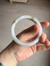 Load image into Gallery viewer, 57mm Certified Type A 100% Natural icy watery white Jadeite Jade bangle BM77-7067
