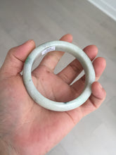 Load image into Gallery viewer, 56.8mm certified Type A 100% Natural sunny green light green Jadeite Jade bangle D140-4008
