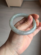 Load image into Gallery viewer, 53mm 100% natural certified dark green/gray jadeite jade bangle BM53-8655
