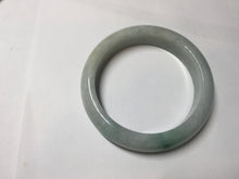 Load image into Gallery viewer, 52.8mm Certificated sunny green/white jadeite jade bangle BN42
