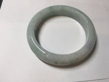 Load image into Gallery viewer, 54.6mm 100% natural sunny green/white/purple jadeite jade bangle BN43
