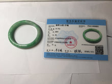 Load image into Gallery viewer, 49mm certified 100% natural Type A sunny green jadeite jade bangle BS85-9901
