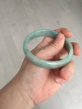 Load image into Gallery viewer, 58.4mm certificated Type A 100% Natural dark green Jadeite Jade bangle AJ75-8581
