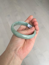 Load image into Gallery viewer, 58.4mm certificated Type A 100% Natural dark green Jadeite Jade bangle AJ75-8581
