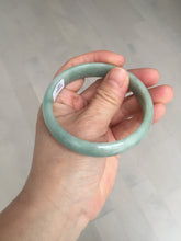 Load image into Gallery viewer, 58.4mm certificated Type A 100% Natural dark green Jadeite Jade bangle AJ75-8581
