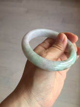 Load image into Gallery viewer, 56.5mm certified 100% natural type A sunny green/purple jadeite jade bangle BK66-4031
